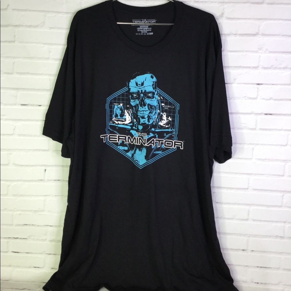 Gutter Garbs Mens 4XL The Terminator Black T-Shirt